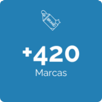 + 420 marcas