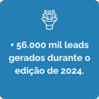 56 mil leads gerados durante a edição de 2024